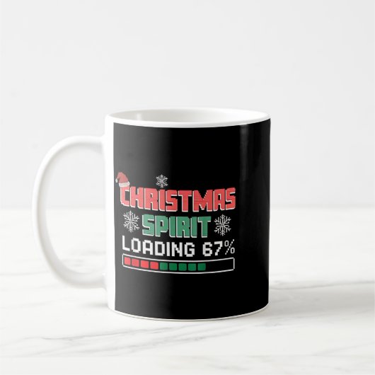 Christmas Srit Loading 67% Funny Six Seven 6 7 Chr Kaffeetasse (Links)
