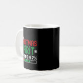 Christmas Srit Loading 67% Funny Six Seven Meme Ge Kaffeetasse (Vorderseite Links)