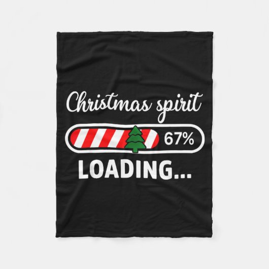 Christmas Srit Loading 67 Meme Boys Kids Gen Z Alp Fleecedecke (Vorderseite)
