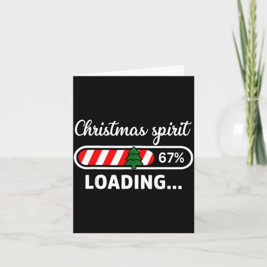Christmas Srit Loading 67 Meme Boys Kids Gen Z Alp Karte (Vorderseite)
