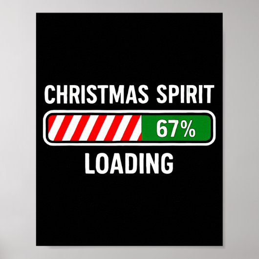 Christmas Srit Loading 67 Meme Boys Kids Gen Z Alp Poster (Vorne)
