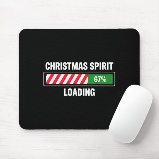 Christmas Srit Loading 67 Mousepad (Mit Mouse)