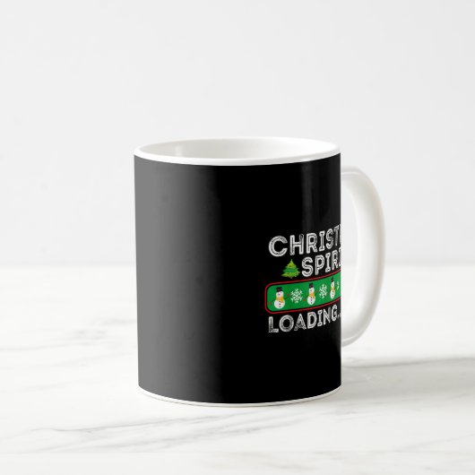 Christmas Srit Loading 67 Six Seven Meme Funny Sno Kaffeetasse (VorderseiteRechts)