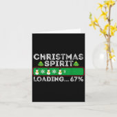 Christmas Srit Loading 67 Six Seven Meme Funny Sno Karte (Gelbe Blume)