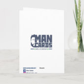 Christmas - Stache Feiertagskarte (Rückseite)