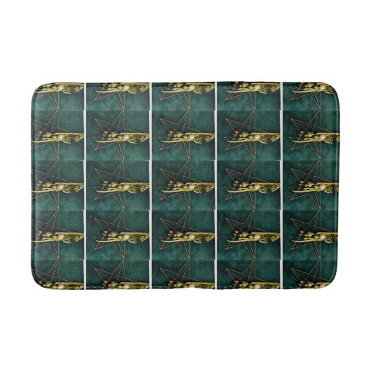 "CHRISTMAS STAR" BATH MAT BADEMATTE (Vorderseite)