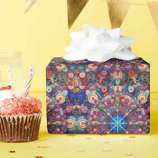 CHRISTMAS STAR GESCHENKPAPIER (Geburtstagsparty)