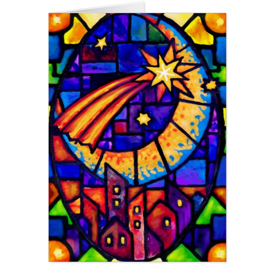 Christmas Star Greeting Card Karte