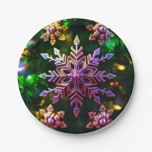 CHRISTMAS STAR LIGHT ~ HÜBSCH PAPPTELLER (Vorderseite)