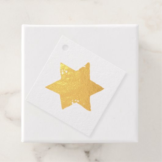 Christmas Star Potato Print Geschenkanhänger (Mit Box)