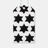 Christmas Star Potato Print Geschenkanhänger (Vorderseite)