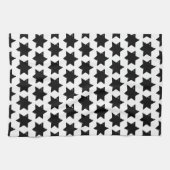 Christmas Star Potato Print Geschirrtuch (Horizontal)