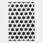 Christmas Star Potato Print Geschirrtuch (Vertikal)