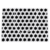 Christmas Star Potato Print Große Geschenktüte (Vorderseite)