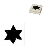 Christmas Star Potato Print Gummistempel (Stempel)