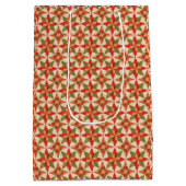 Christmas Star Quilt Mittlere Geschenktüte (Rückseite)