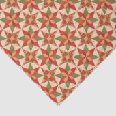 Christmas Star Quilt Seidenpapier (Detail)