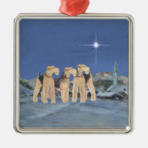 Christmas Star Silbernes Ornament