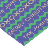 Christmas Star Topped Trees Personalize 14 x 72 Kurzer Tischläufer (Ecke)