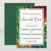 CHRISTMAS STARS Custom Scripture Festivals Hochzei Save The Date (Vorne/Hinten)