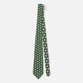 Christmas Stars Green Neck Tie Krawatte (Vorderseite)