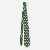 Christmas Stars Green Neck Tie Krawatte (Rückseite)