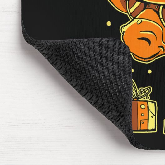 Christmas Steampunk Fancy Dress Reindeer  Mousepad (Ecke)