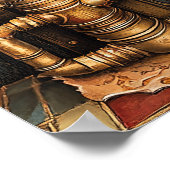 Christmas Steampunk Feuerplatz Poster (Ecke)