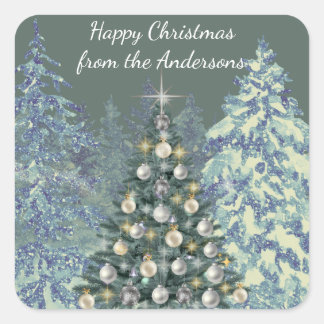Christmas Sticker - Elegant Style