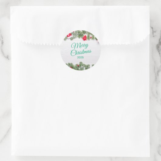 Christmas Sticker – Festive Holiday Decal (Tasche)