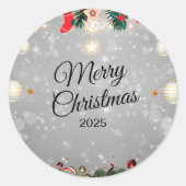 Christmas Sticker – Festive Holiday Decal (Vorderseite)