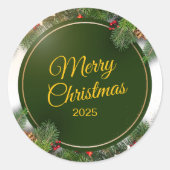 Christmas Sticker – Festive Holiday Decal (Vorderseite)