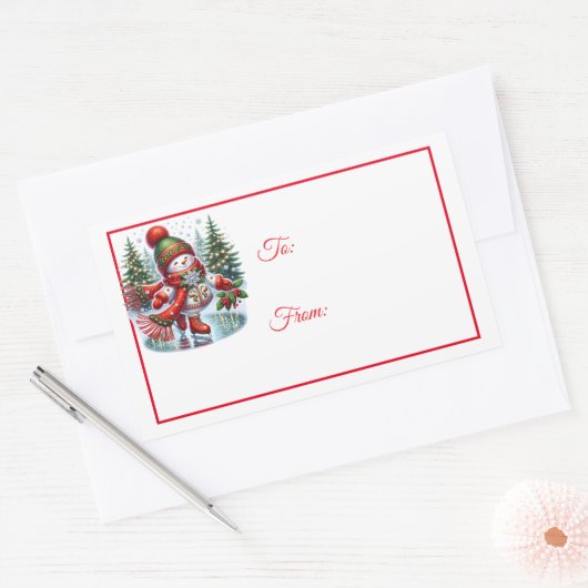 Christmas Sticker Gift Tags (Umschlag)