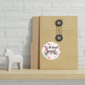 Christmas Sticker, It is all about Jesus Runder Aufkleber