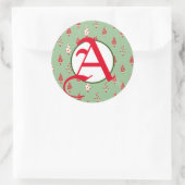 CHRISTMAS STICKER MIT KUNSTSTOM (Tasche)