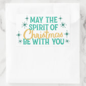 Christmas Sticker - Retro Holiday Lettering (Tasche)