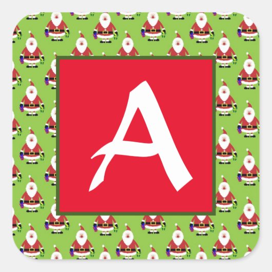 CHRISTMAS STICKERS CUSTOM ERSTE UMSCHLAG AUFKLEBER (Vorderseite)