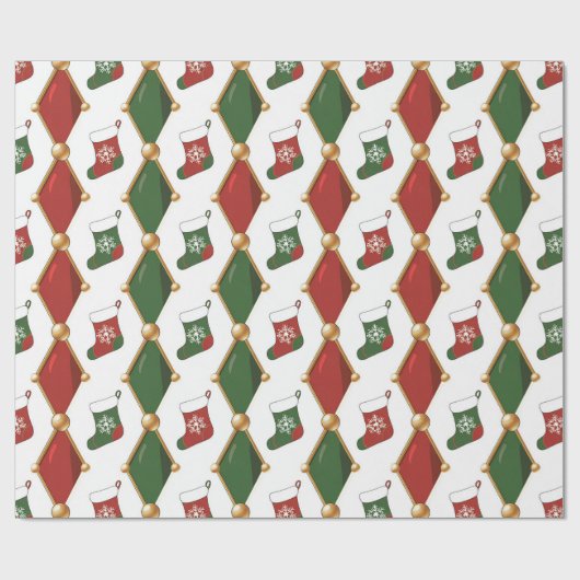 Christmas Stocking Geschenkpapier (Flach)