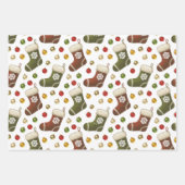 Christmas Stocking Geschenkpapier Set (Vorderseite 3)