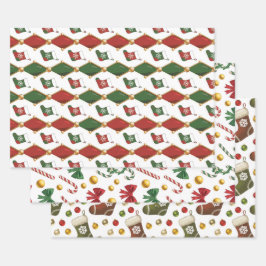 Christmas Stocking Geschenkpapier Set