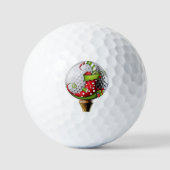 Christmas Stocking Golfball (Vorderseite)