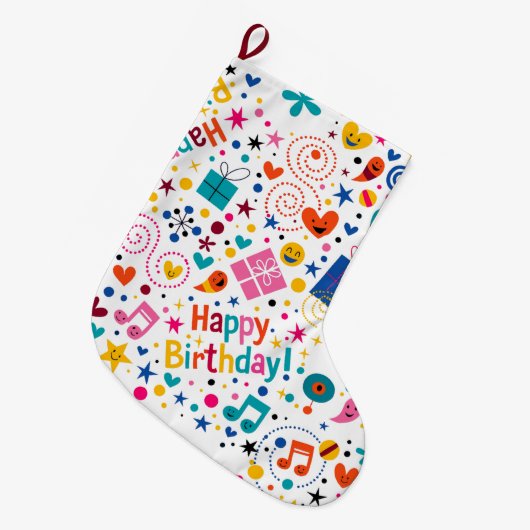 Christmas Stocking Großer Weihnachtsstrumpf (Vorderansicht (hängend))