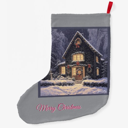 Christmas Stocking Großer Weihnachtsstrumpf (Rückseite)