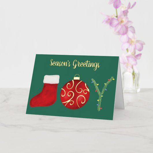 Christmas Stocking Ornament Tree Joy Typography (Orchidee)