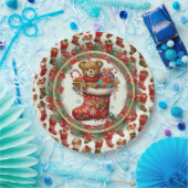 Christmas Stockings Pappteller (Party)