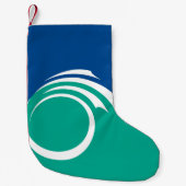 Christmas Stockings with Flag of Ottawa Kleiner Weihnachtsstrumpf (Vorderseite)