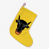 Christmas Stockings with Flag of Uri, Switzerland Kleiner Weihnachtsstrumpf (Vorderansicht (hängend))
