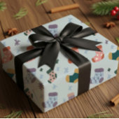 Christmas Stockings Wrapping Paper Geschenkpapier