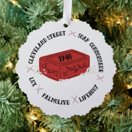 Christmas Story Ralphie Soap Connoisseur Ornament Karte