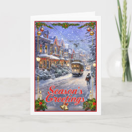 Christmas Streetcar Karte
